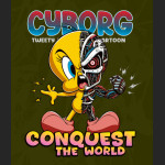 Ciborg Piolín Vector (2)